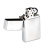 Зажигалка ZIPPO Slim® с покрытием Satin Chrome™, латунь/сталь, серебристая, матовая, 29x10x60 мм