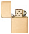 Зажигалка ZIPPO классическая с покрытием матовая латунь | Classic Brushed Brass, латунь/сталь, золотистая, матовая, 38x13x57 мм