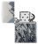 Зажигалка ZIPPO Mountain Sketch с покрытием 540 Tumbled Chrome, латунь/сталь, разноцветная, 38x13x57 мм