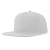 Бейсболка "SNAP BACK-S", 6 клиньев, пластик. застежка, белый, 100% перераб. полиэстер, 300 гр/м2