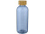 Ziggs спортивная бутылка из переработанного пластика объемом 650 мл, синий прозрачный