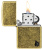 Зажигалка ZIPPO Armor® Flame c покрытием Antique Brass, латунь/сталь, золотистая, 38x13x57 мм