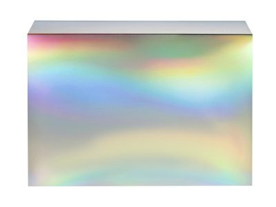 Подарочная коробка с голографическим шубером без печати Aurora, XL, 300х235х105 мм. , размер XL