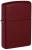 Зажигалка ZIPPO классическая с покрытием мерло | Classic Merlot, латунь/сталь, бордовая, глянцевая, 38x13x57 мм