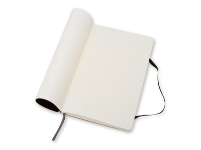 Записная книжка Moleskine Classic Soft (нелинованный), Large (13х21см), черный , размер A5