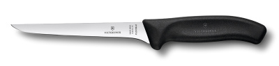 Нож обвалочный VICTORINOX SwissClassic, гибкое лезвие 15 см, чёрный, в картонном блистере