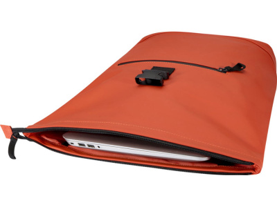 Переработанный рюкзак Реси Плюс 15 GRS с закручивающимся верхом объемом 18 л, кирпичный