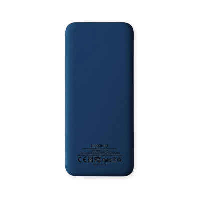 Внешний аккумулятор Kris soft touch, 10000mAh (Тёмно-синий)