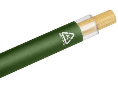 Ручка из переработанного алюминия Blossom, зеленый