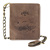 Бумажник KLONDIKE «Wayne Bike», натуральная кожа в светло-коричневом цвете, 10,5 х 12,5 х 2,5 см