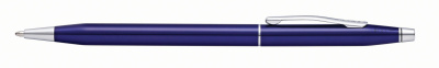 Шариковая ручка Cross Classic Century Translucent Blue Lacquer, цвет ярко-синий