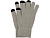 Перчатки для сенсорного экрана, серый, размер L/XL , размер L/XL