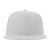 Бейсболка "SNAP BACK-S", 6 клиньев, пластик. застежка, белый, 100% перераб. полиэстер, 300 гр/м2