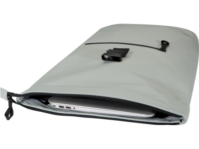 Переработанный рюкзак Реси Плюс 15 GRS с закручивающимся верхом объемом 18 л, серый