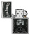 Зажигалка ZIPPO Джек Дэниэлс с покрытием поцарапанный хром | Jack Daniels® Street Chrome, латунь/сталь, серебристая, 38x13x57 мм