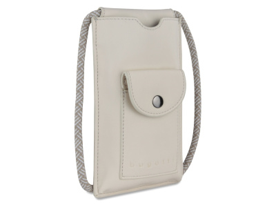 Сумка-чехол для мобильного телефона BUGATTI АЛМАТА | ALMATA, бежевая, полиуретан, 11x2x18 см