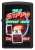 Зажигалка ZIPPO Classic с покрытием Black Matte, латунь/сталь, черная, матовая, 38x13x57 мм