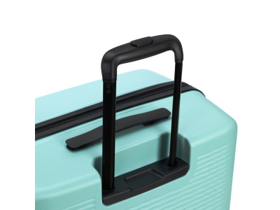 Чемодан TORBER КАСПИЙ, светло-зелёный, ABS-пластик, 38 х 20 х 54 см, 35 л , размер S