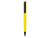 Ручка пластиковая шариковая C1 софт-тач, желтый