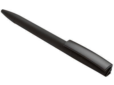 Ручка пластиковая soft-touch шариковая Zorro, черный