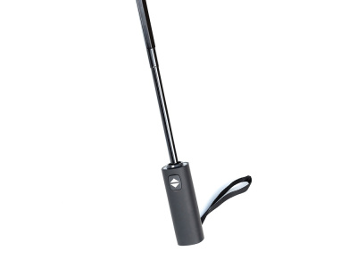 Зонт складной мужской TORBER, автомат, 3 сложения, синий, каркас сталь/файбергласс, эпонж, пластиковая ручка, диаметр 103 см