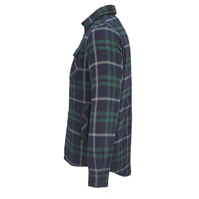Куртка рубашка мужская NOAH, зелен.,XL/2XL(2),100%хлопок,180 г/м2;подкл. и утеплитель:100%полиэстер