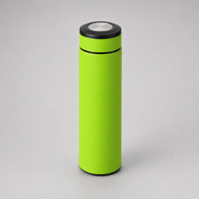 Вакуумный термос Vacuum Flask C1, soft touch, 420мл, зеленое яблоко