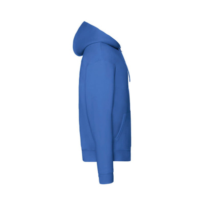 Толстовка "PREMIUM HOODED SWEAT JACKET", ярко-синий_2XL, 70% х/б, 30% п/э, 280 г/м2
