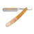 Бритва опасная Dovo, ручка - африканский коровий рог, 5/8", 1/1