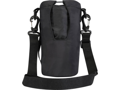 Трип Эви дорожная сумка для бутылок из переработанного материала объемом 2 л, черный