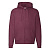 Толстовка "PREMIUM HOODED SWEAT JACKET", бордовый_XL, 70% х/б, 30% п/э, 260 г/м2