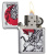 Зажигалка ZIPPO Азиатский тигр с покрытием матовый хром | Asian Tiger Brushed Chrome, латунь/сталь, серебристая, 38x13x57 мм