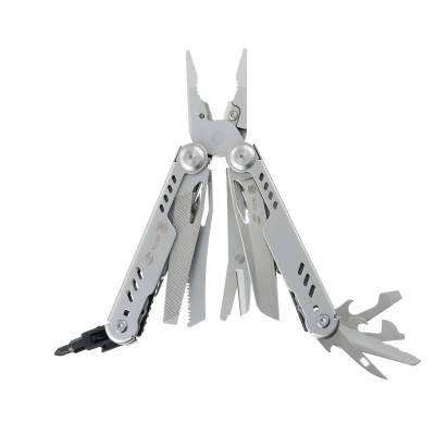 Мультитул Stinger, 110 х 27 мм, 23 функции, сталь, серебристый, в картонной коробке, в комплекте нейлоновый чехол