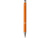 Шариковая ручка Moneta из переработанного алюминия (черные чернила) - Оранжевый