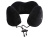 Подушка для путешествий с эффектом памяти Мемо Bluewinder Black