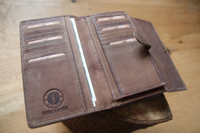 Кошелек женский KLONDIKE «Donna», натуральная кожа в светло-коричневом цвете, 18 х 10,5 х 3 см