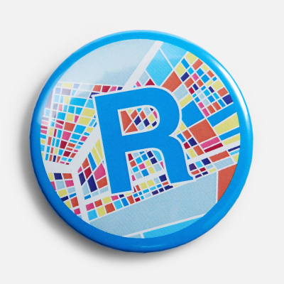 Значок закатной Pinback Print