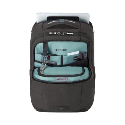 Рюкзак WENGER MX Professional 16”, серый, 100% полиэстер, 33х21х45 см, 21 л