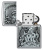 Зажигалка ZIPPO Classic с покрытием Brushed Chrome, латунь/сталь, серебристая, 38x13x57 мм