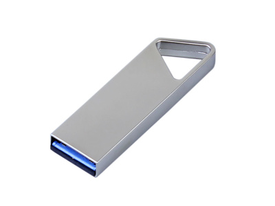 USB 3.0-флешка на 64 Гб с мини чипом, компактный дизайн, отверстие треугольной формы для цепочки , размер 64ГБ