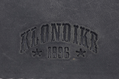 Бумажник KLONDIKE Yukon, с зажимом для денег, натуральная кожа в черном цвете, 12 х 1,5 х 9 см