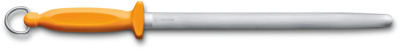 Мусат VICTORINOX Swibo, 30 см, овальная форма, мелко-средняя насечка, сталь, жёлтый