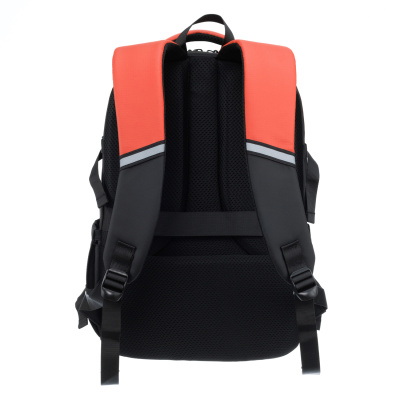 Рюкзак спортивный TORBER ЭКСТРИМ 18", оранжевый/чёрный, 31 х 12 х 46 см, 17л