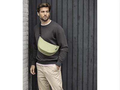 Байрон поясная сумка из переработанных материалов объемом 1,5 л - Бежевый