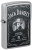 Зажигалка ZIPPO Джек Дэниэлс с покрытием поцарапанный хром | Jack Daniels® Street Chrome, латунь/сталь, серебристая, 38x13x57 мм