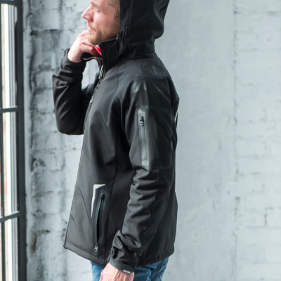 Куртка мужская "ARTIC", ярко-синий, XL, 97% полиэстер, 3% эластан,  320 г/м2