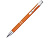 Шариковая ручка Moneta из переработанного алюминия (черные чернила) - Оранжевый
