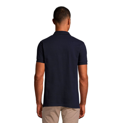 Рубашка поло мужская "Portland Men" темно-синий, серый_M, 100% х/б, 200г/м2