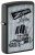 Зажигалка ZIPPO Car Design с покрытием Black Matte, латунь/сталь, черная, 38x13x57 мм