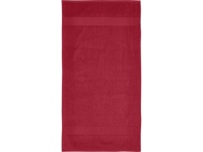 Хлопковое полотенце для ванной Charlotte 50x100 см с плотностью 450 г/м2, красный